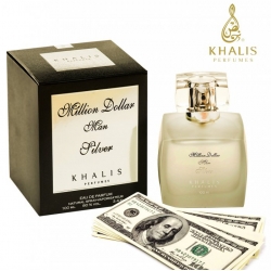Мужская парфюмированная вода Khalis Million Dollar Silver 100ml